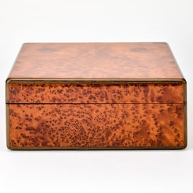 Dunhill Burl-Walnut Cigar Box