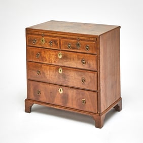 George II Walnut Chest of Drawers