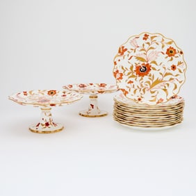 Wedgwood Imari Palette Part Dessert Service