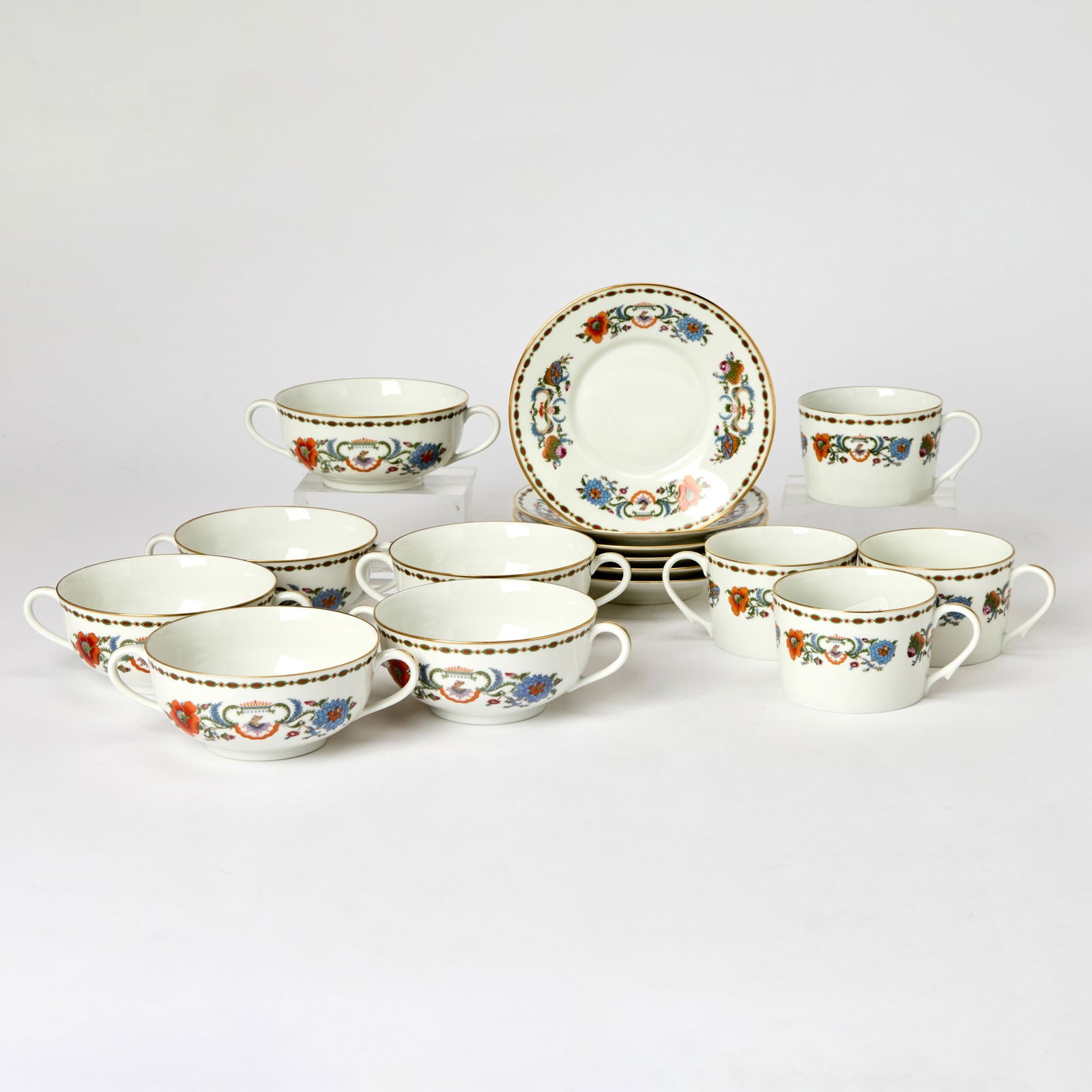 Ceralene Raynaud et Cie Porcelain "Vieux Chine" Pattern Partial Service (1 of 5)