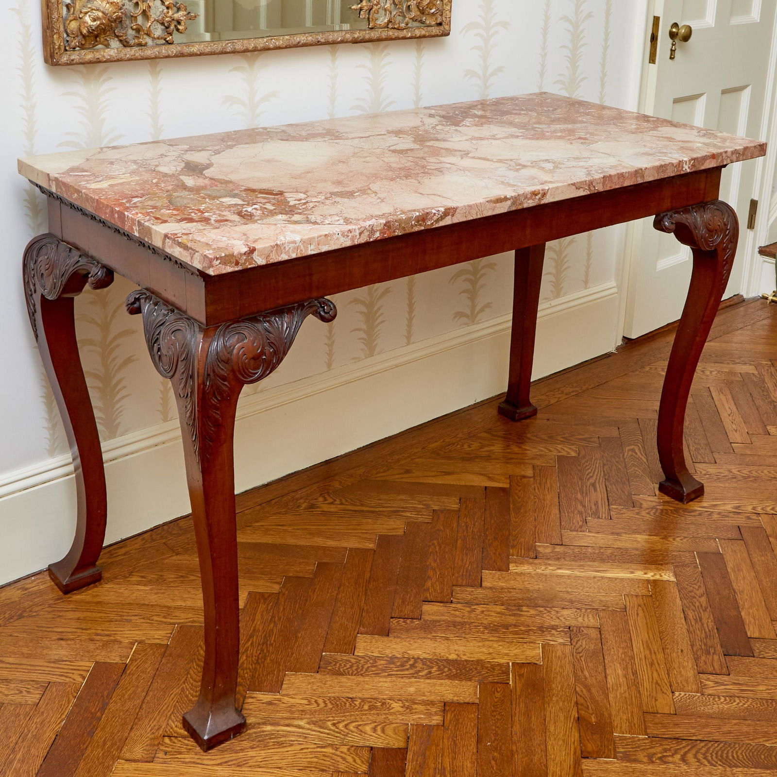 George II Mahogany Console (1 of 2)