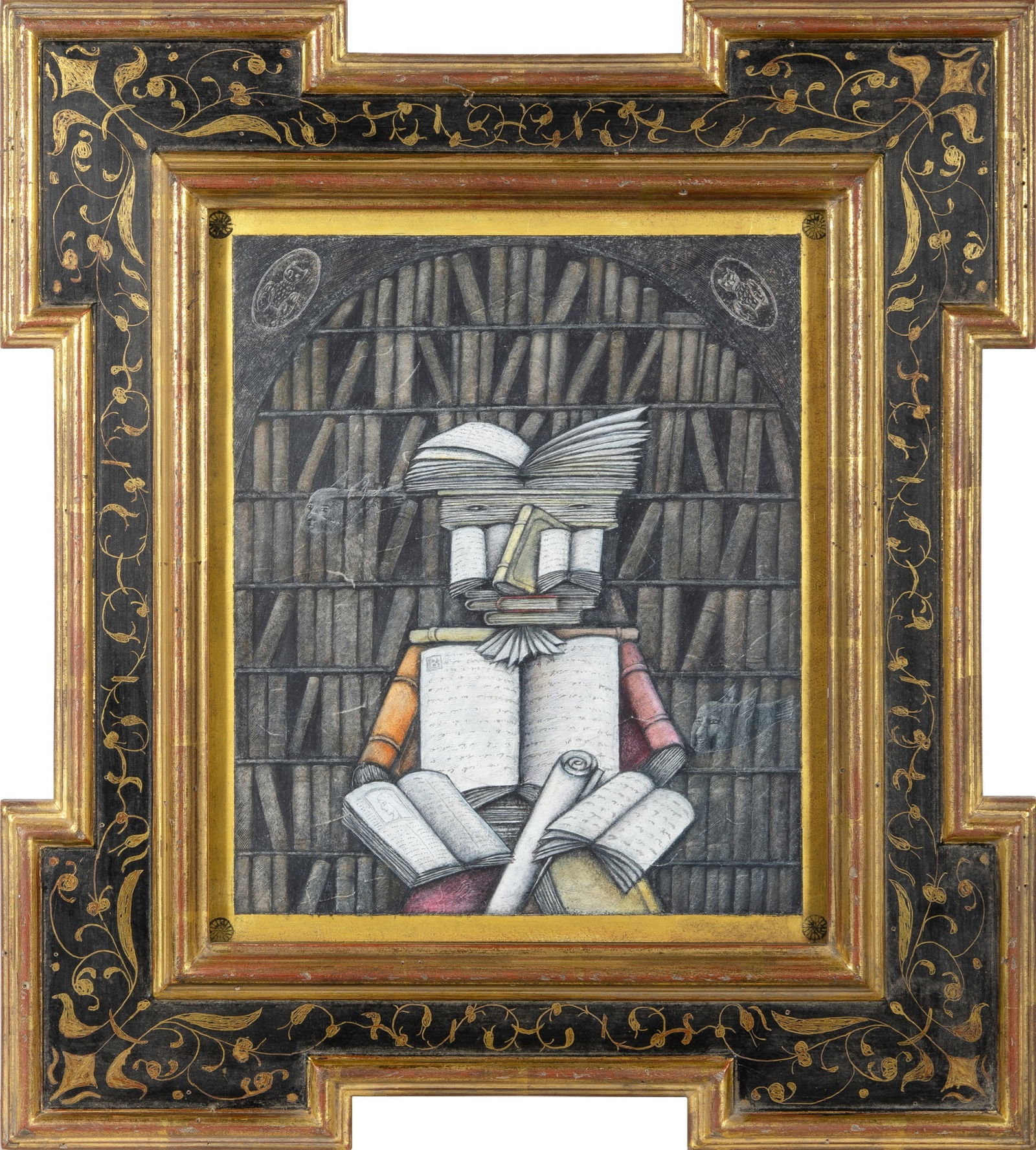 A wonderful artwork, eminently suitable for a library or study, by Peter Sis (1 of 3)