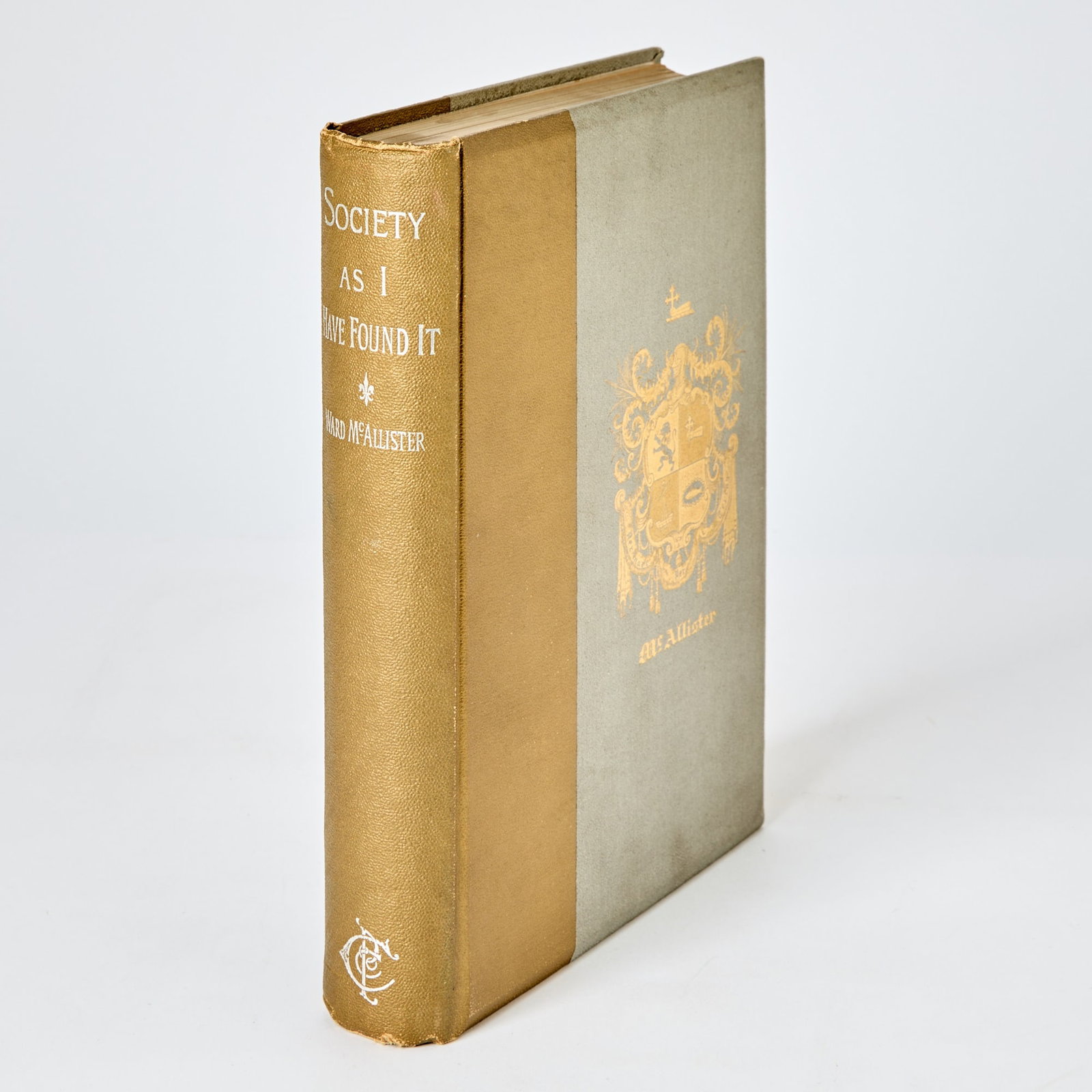A tell-all book by the social arbiter of the day: MCALLISTER, WARD