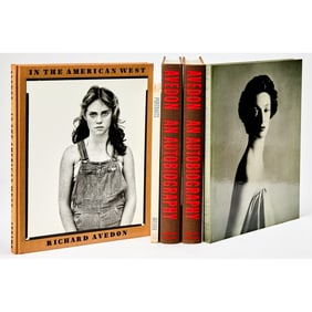 Richard Avedon monographs, four signed and two inscribed to Jane Stanton Hitchcock