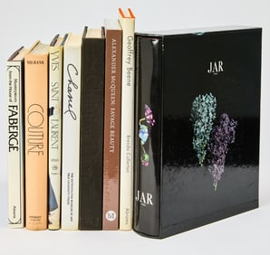 Nine fashion and jewelry monographs