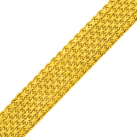 Woven Gold Mesh Bracelet