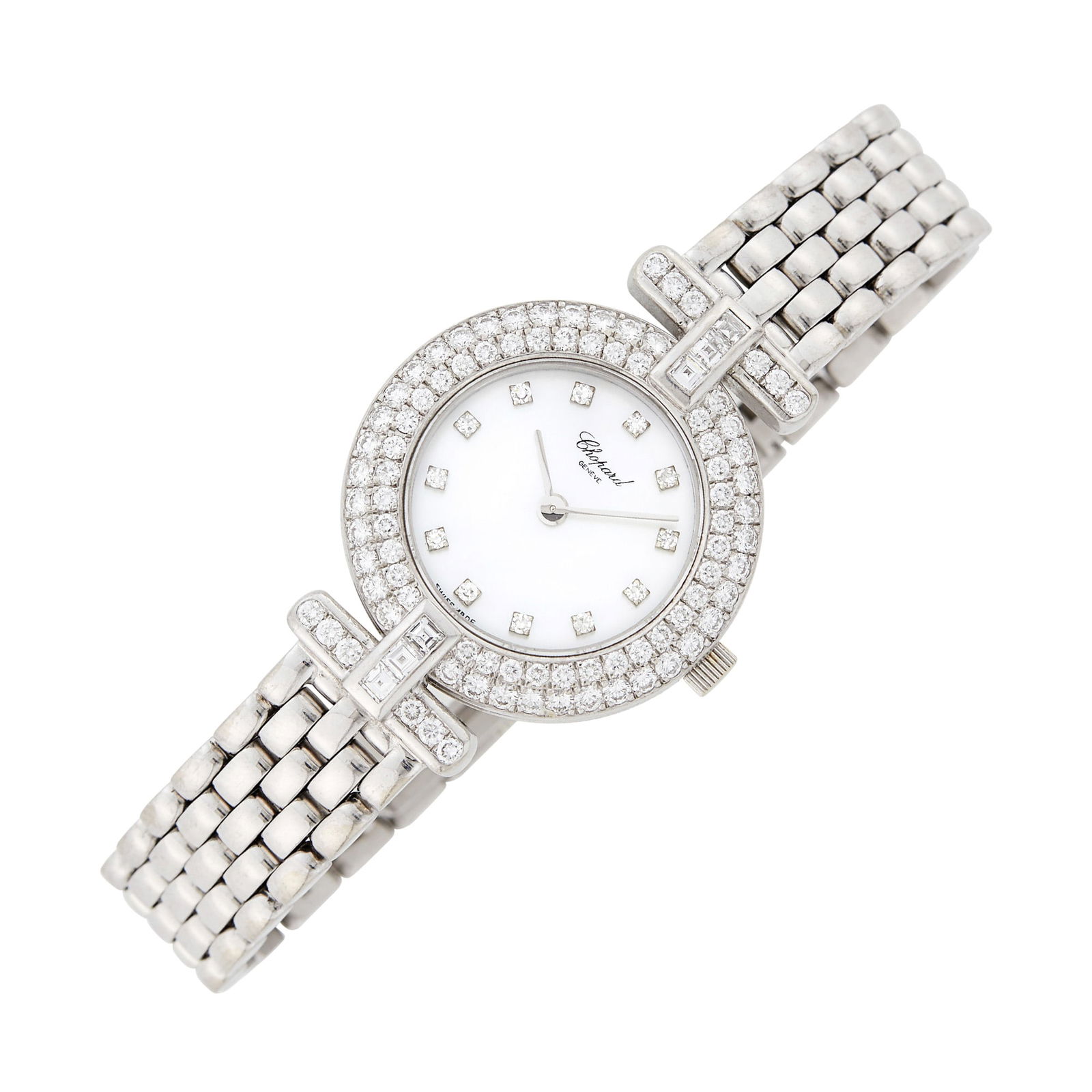Chopard White Gold, Mother-of-Pearl and Diamond Wristwatch (1 of 1)