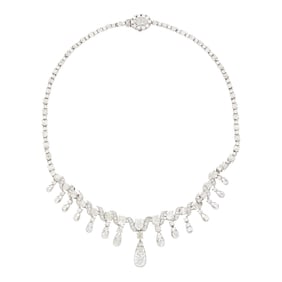 Platinum and Diamond Necklace