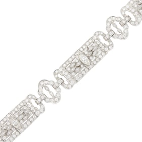 Platinum and Diamond Bracelet