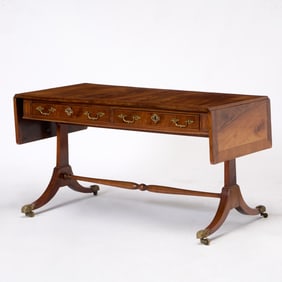 Late George III Mahogany Sofa Table