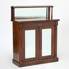 Regency Brass-Mounted Rosewood Chiffonier