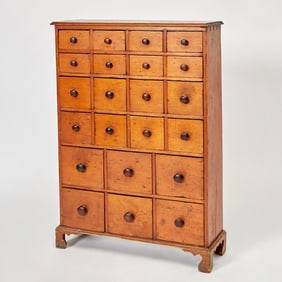 American Pine Apothecary Chest