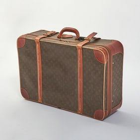 Louis Vuitton Monogram Canvas and Leather Softcase Suitcase