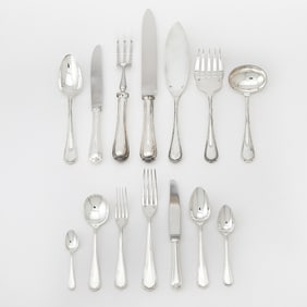 Christofle Silver Plate Flatware Service