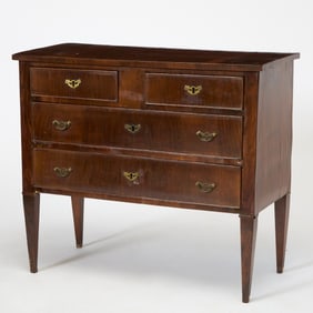 Italian Louis XVI Walnut Commode