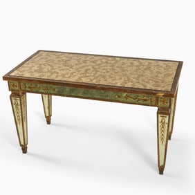 Venetian Eglomise Mirrored Low Table
