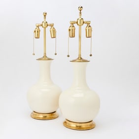 Pair of Christopher Spitzmiller Lamps