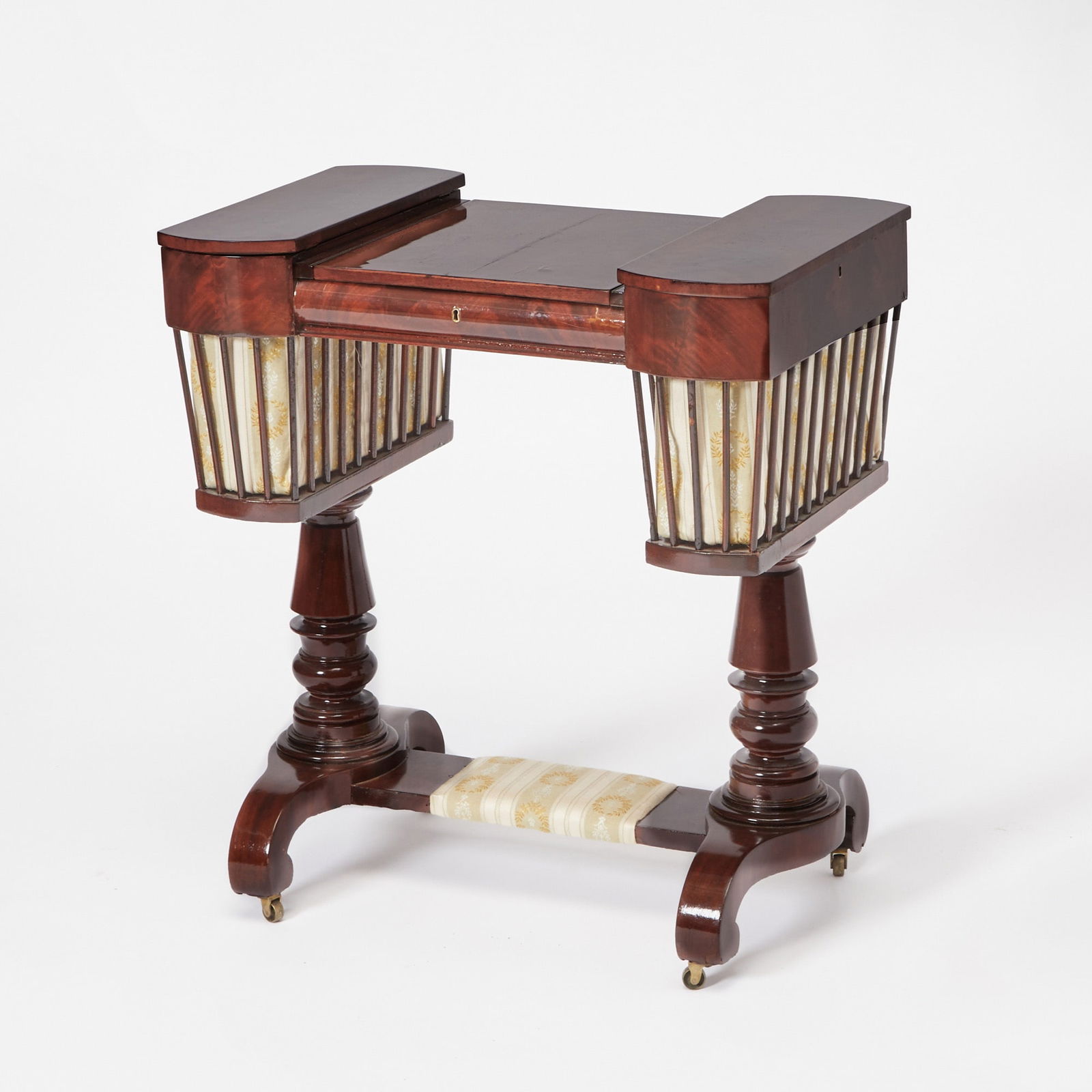 Baltic Neoclassical Mahogany Work Table (1 of 3)