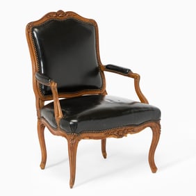 Louis XV Beechwood Fauteuil