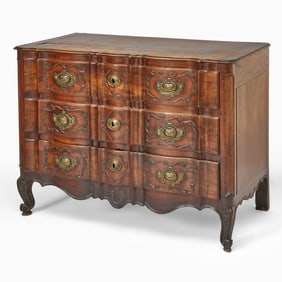 Louis XV Provincial Walnut Commode