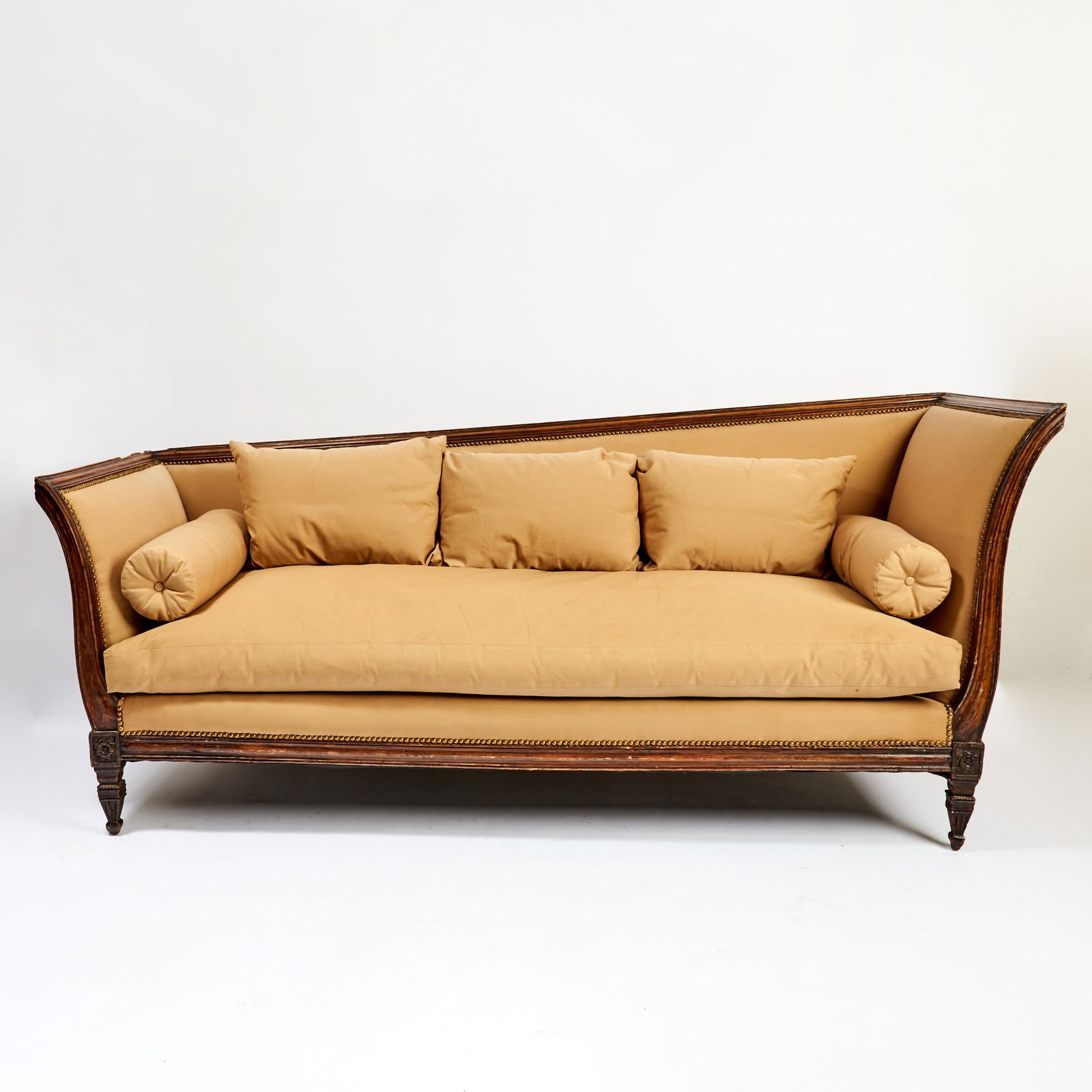 Late Louis XVI Upholstered Mahogany Sofa (1 of 3)