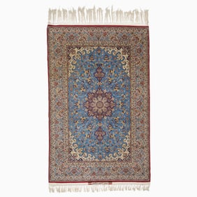Silk Warp Isfahan Rug