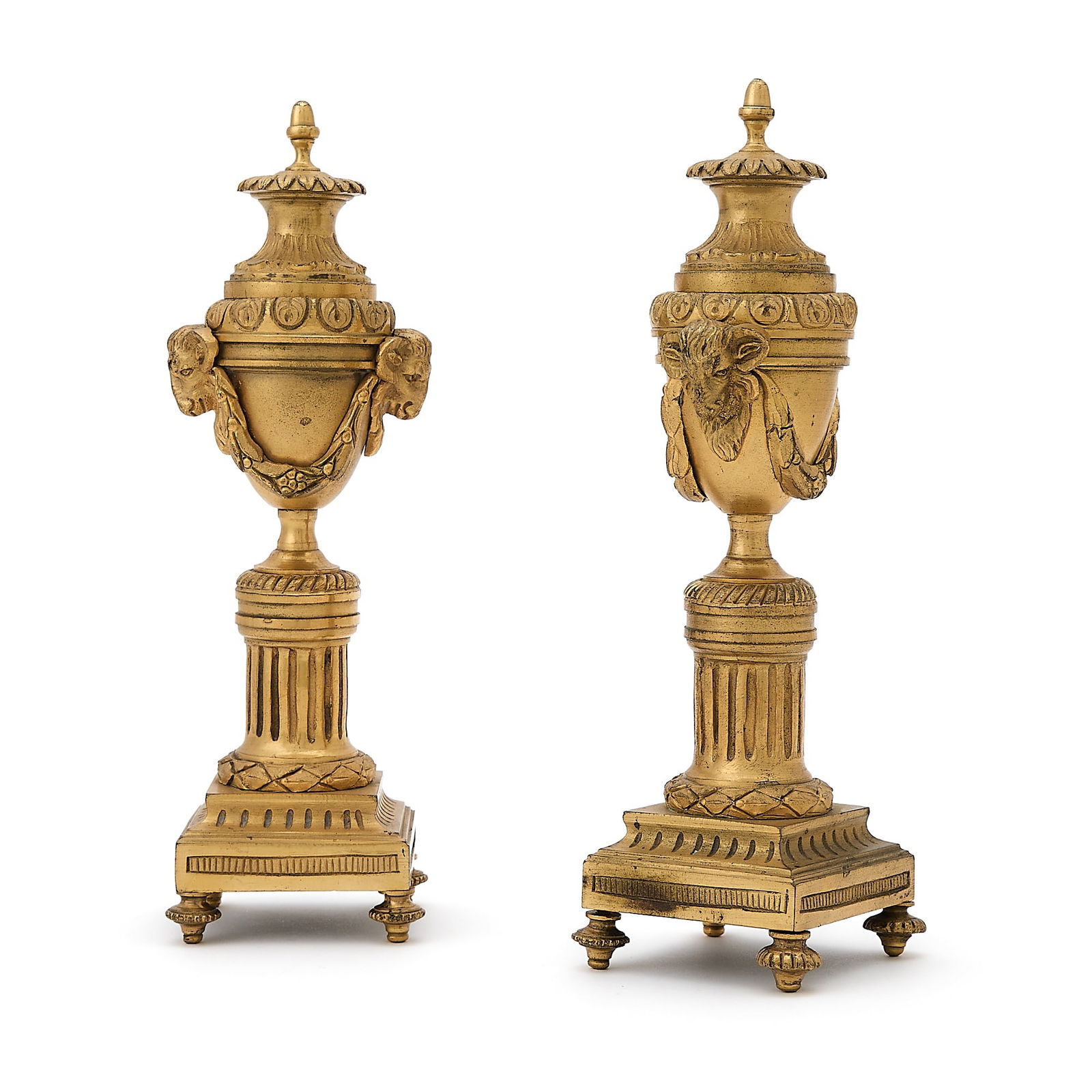 Pair of Louis XVI Gilt Bronze Cassolettes (1 of 5)