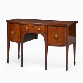 George III Inlaid Mahogany Sideboard