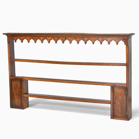 Welsh Oak Dresser Plate Rack