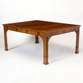 George III Style Mahogany Dining Table