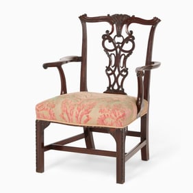 George III Mahogany Armchair
