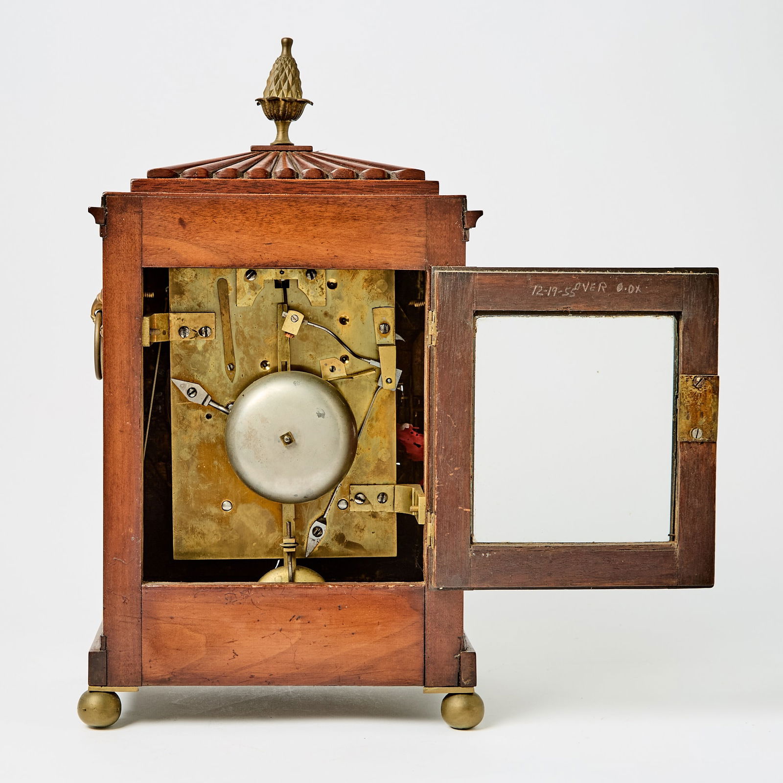Regency Mahogany Bracket Clock - 3