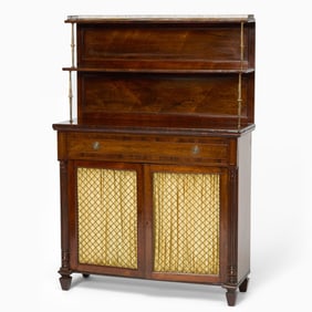 Regency Brass-Mounted Rosewood Chiffoniere