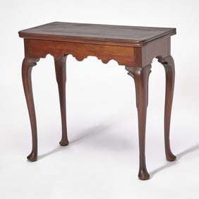 Irish George II Style Mahogany Fold-Over Table