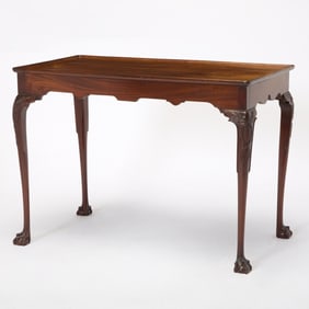Irish George II Style Mahogany Tea Table