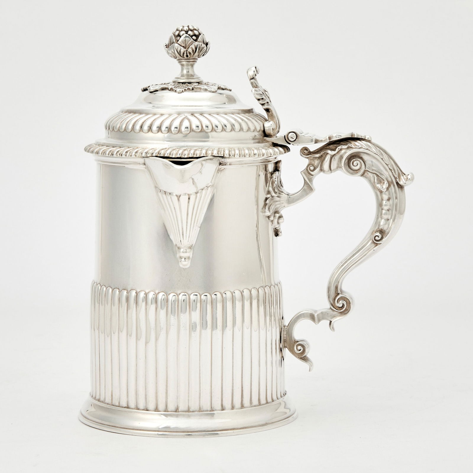 George III Sterling Silver Covered Pitcher (1 of 6)