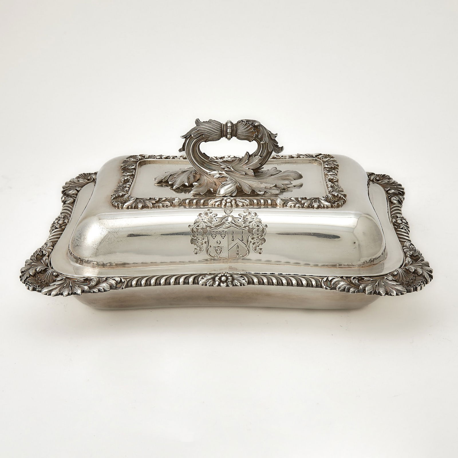 William IV Sterling Silver Covered Entree Dish (1 of 6)