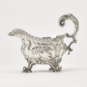 William IV Sterling Silver Sauceboat