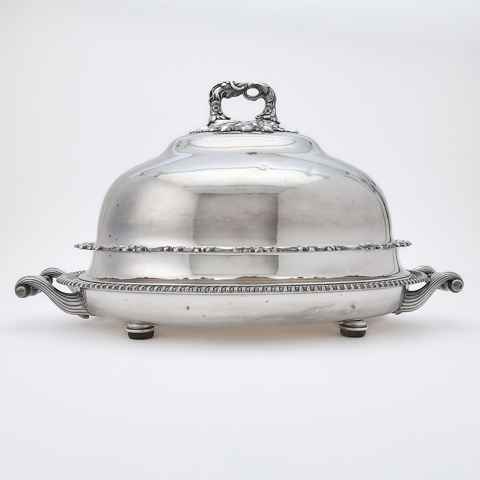 Victorian Silver Plated Covered Dish - 2