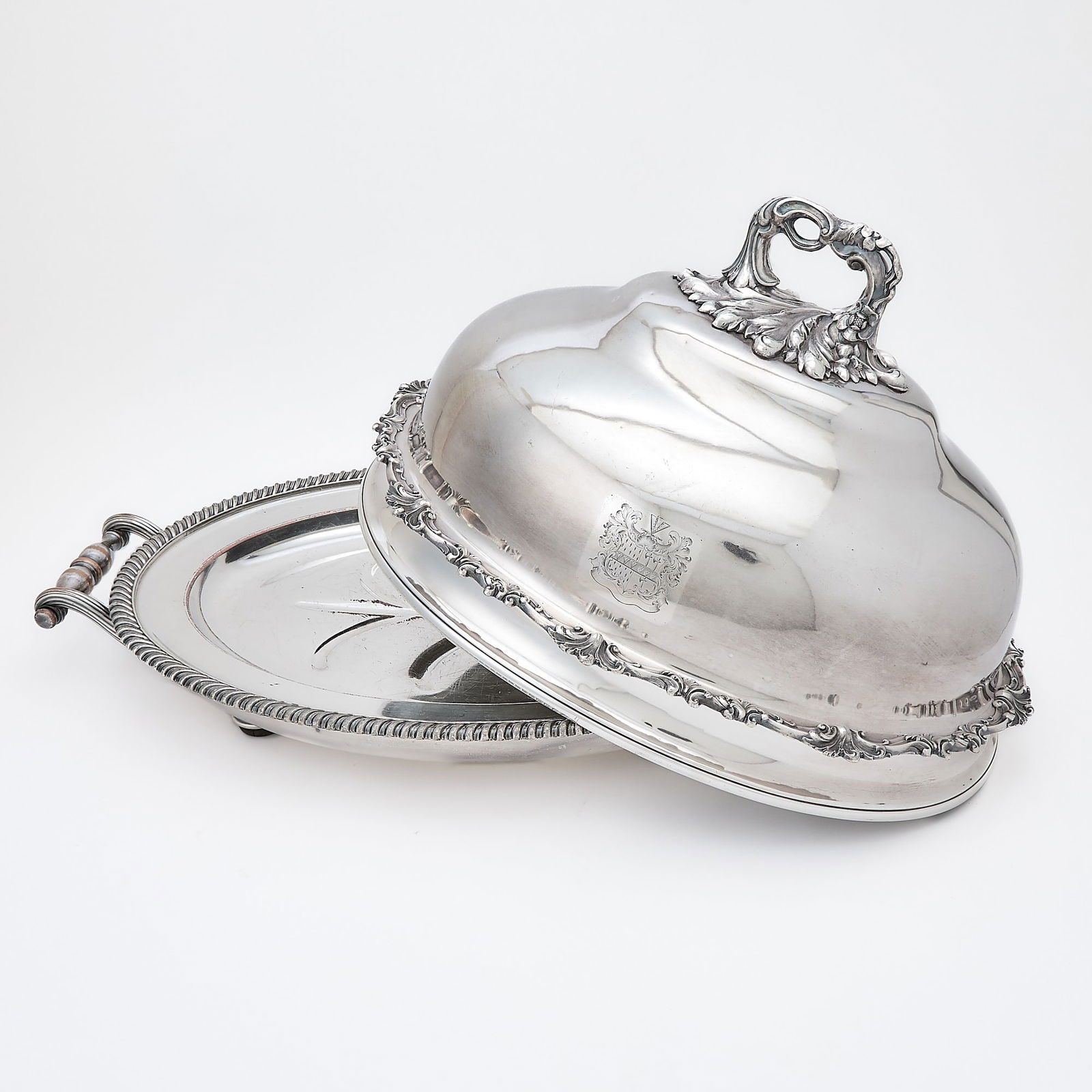 Victorian Silver Plated Covered Dish - 4