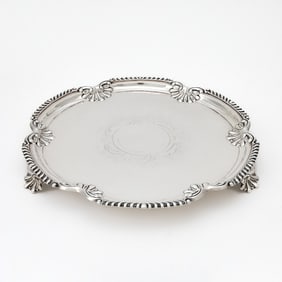 Victorian Sterling Silver Salver