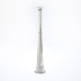 Victorian Sterling Silver Miniature Hunting Horn