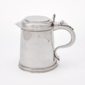 George V Britannia Silver Diminutive Covered Tankard