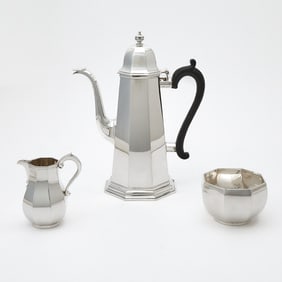 Elizabeth II Sterling Silver Coffee Service