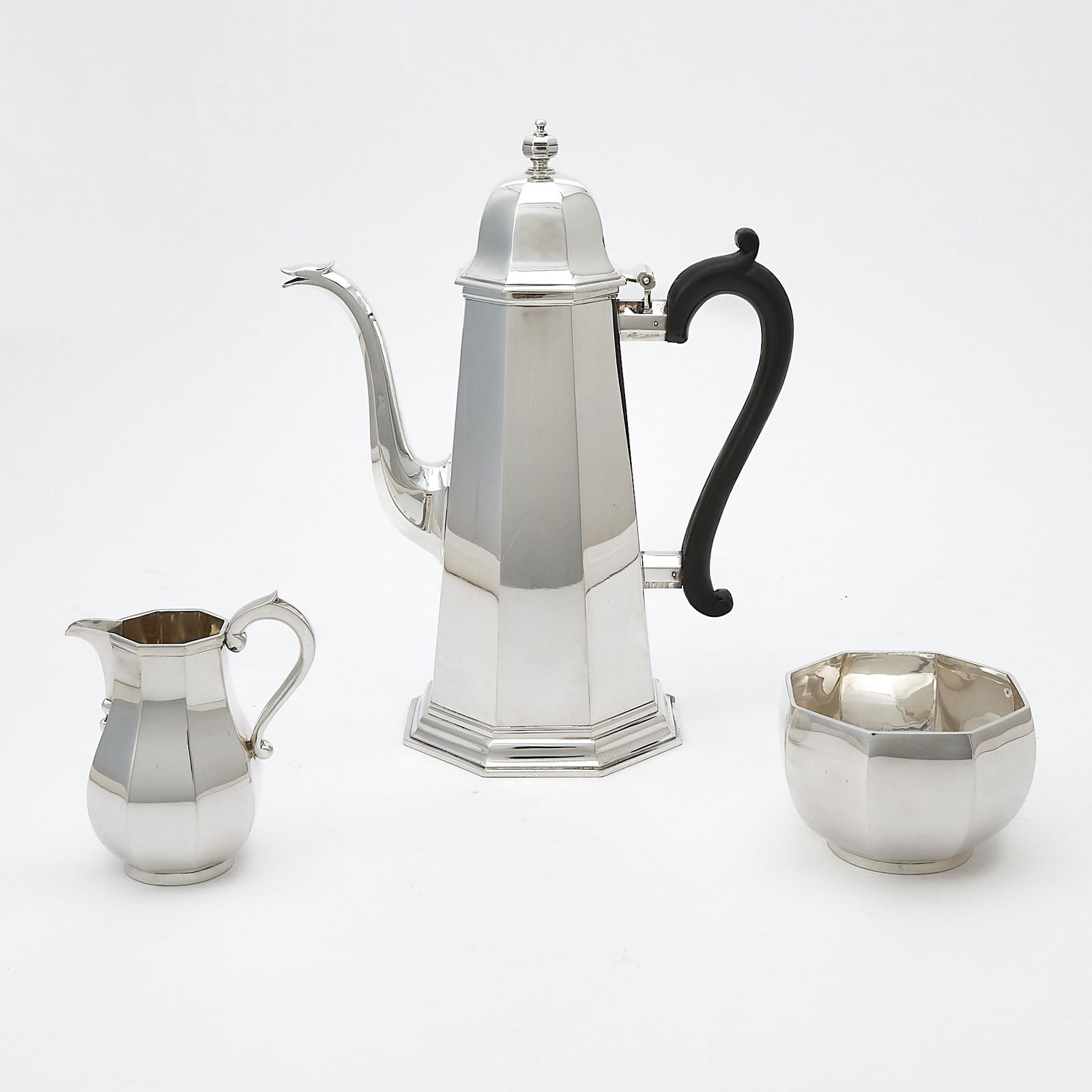 Elizabeth II Sterling Silver Coffee Service (1 of 5)