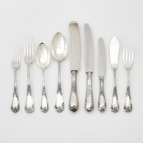 Continental Silver Flatware Service