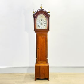 Federal Inlaid Cherry Tall Clock