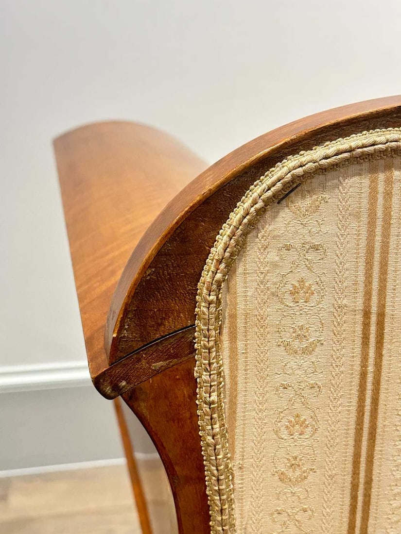 Biedermeier Maple Upholstered Sofa - 8