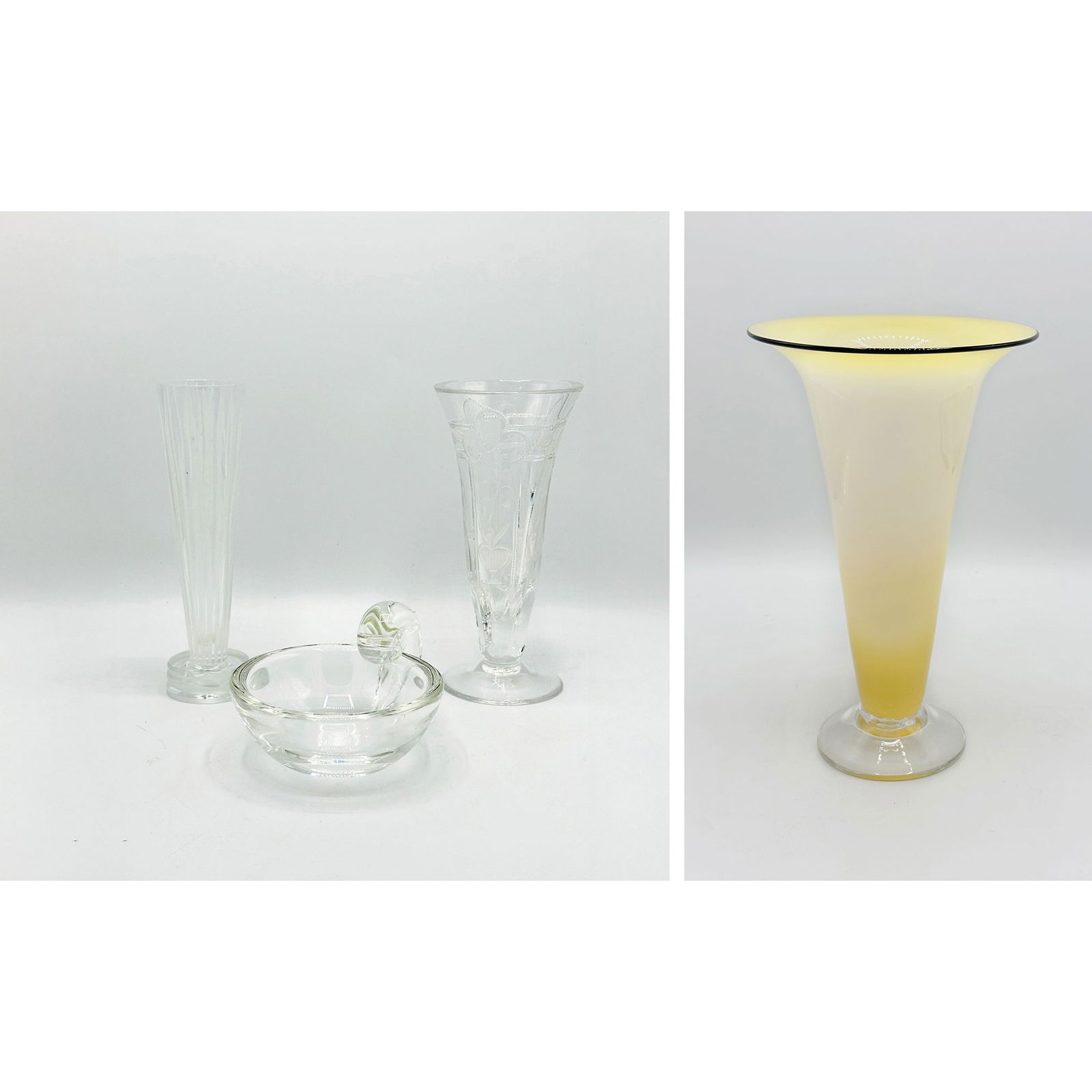 Group of Four Glass Table Articles (1 of 10)