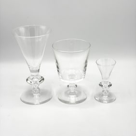 Group of Steuben Glass Drinkware